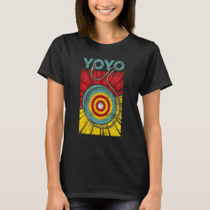 Yoyo 70s 80s 90s Classic Toy Game Vintage Pastime T-Shirt
