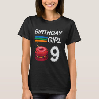 YOYO 9 Years Old Birthday For Girls Kids YOYO T-Shirt
