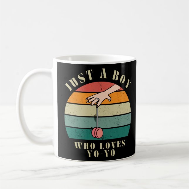 Yoyo boy coffee mug (Left)