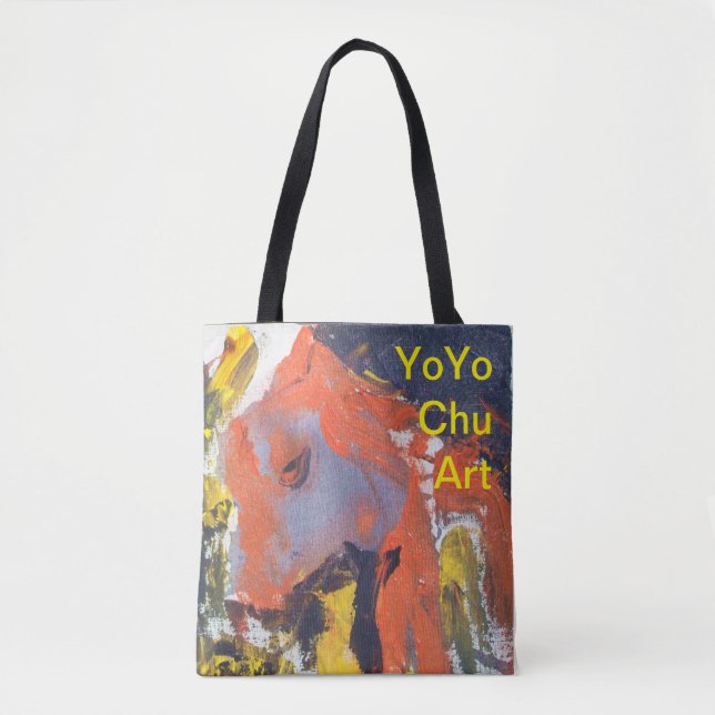 YoYo Chu Art Parrot Tote (Front)