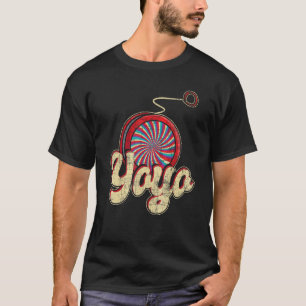 Yoyo Colourful Retro Vintage 70s 80s 90s Toy Past T-Shirt