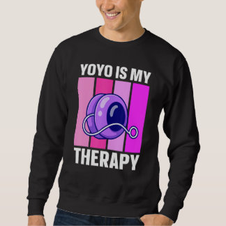 YoYo Is My Therapy Retro Yo Yo Sweatshirt