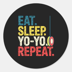 Yoyo Player Yo-yo Enthusiast  Classic Round Sticker