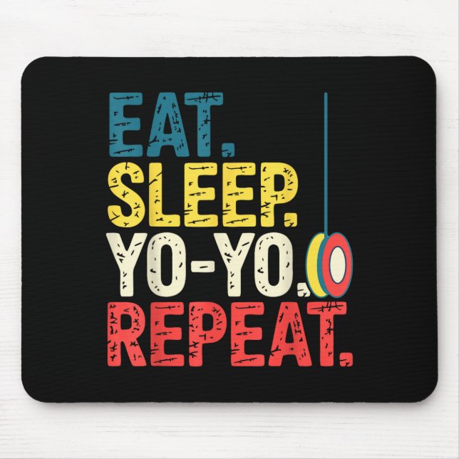 Yoyo Player Yo-yo Enthusiast  Mouse Mat (Front)