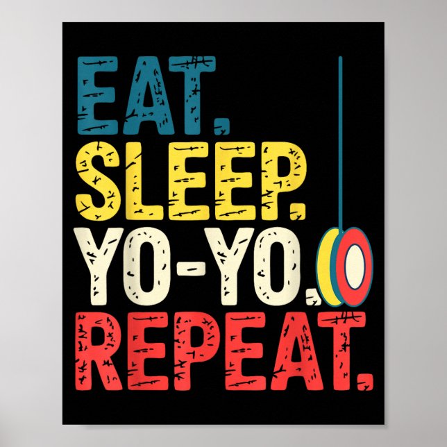 Yoyo Player Yo-yo Enthusiast  Poster (Front)