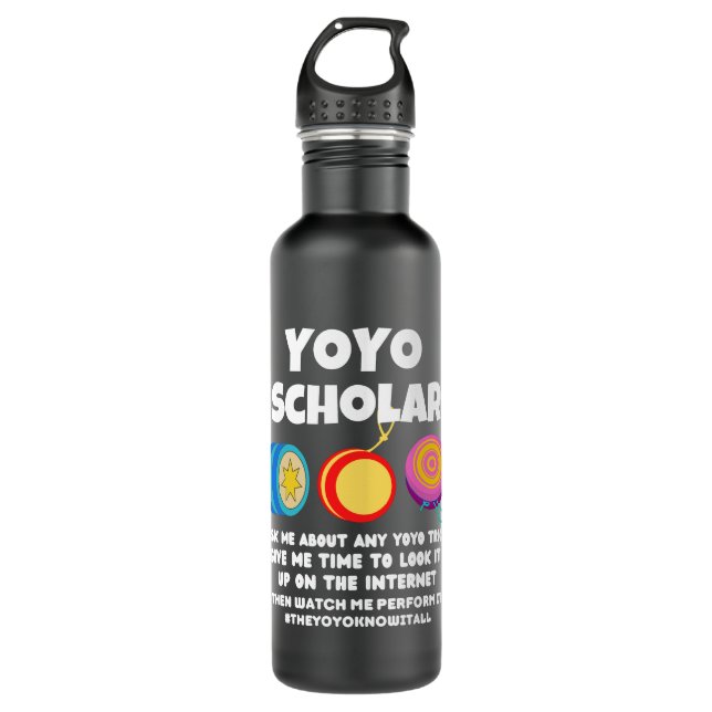Yoyo scholar yoyo know it all   710 ml water bottle (Front)