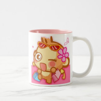 YoyoCici Shop Girl Two-Tone Coffee Mug