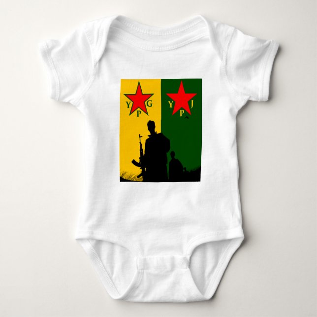 ypg-ypj baby bodysuit (Front)