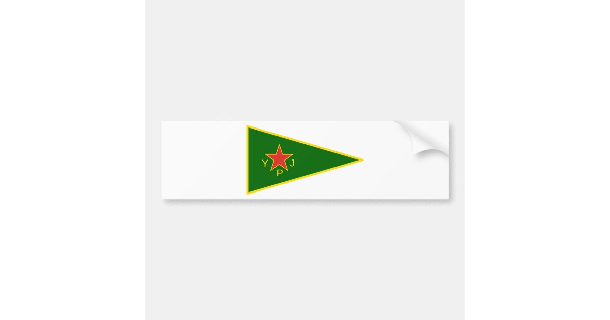 YPJ Flag Bumper Sticker | Zazzle