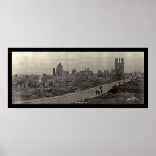 Ypres Belgium WWI Photo 1919 Poster