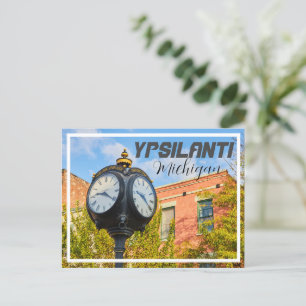 Ypsilanti Michigan Depot Town Postcard