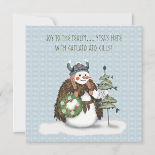 Yrsa’s Tidings – Viking Snowwoman Christmas Card