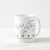 Ysgawyn peptide name mug (Front Right)