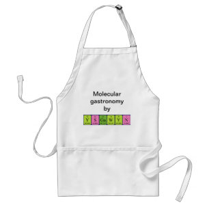 Ysgawyn periodic table name apron