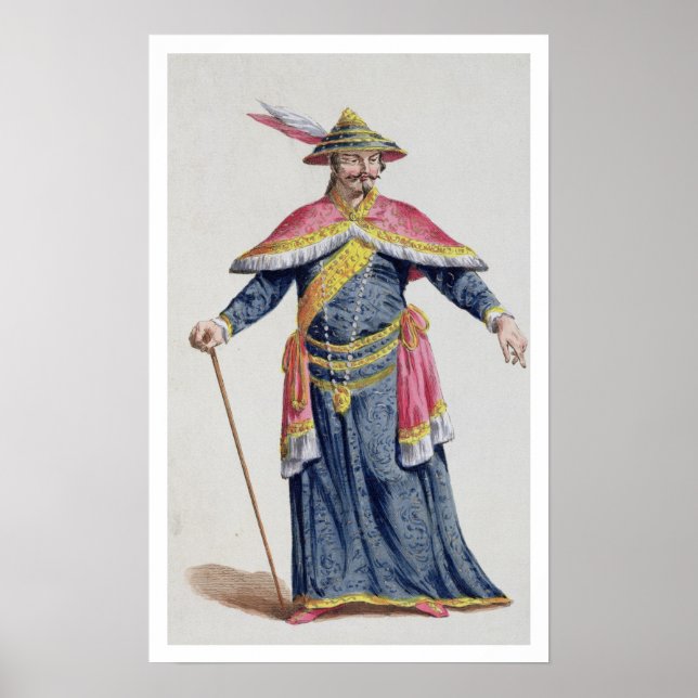 Yu Emperor of China from 'Receuil des Estampes, Re Poster (Front)