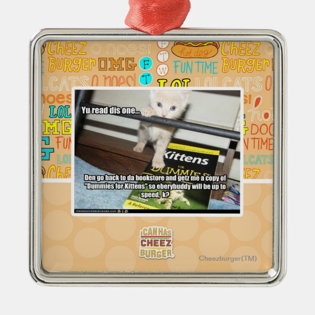 Yu red dis one.. metal tree decoration (Front)