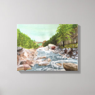 YUBA RIVER 3 CANVAS PRINT