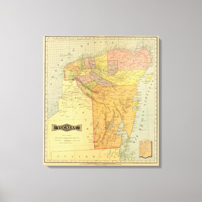 Yucatan Canvas Print (Front)