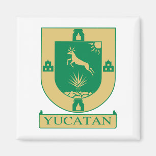 Yucatán Coat of Arms - Mexico Magnet