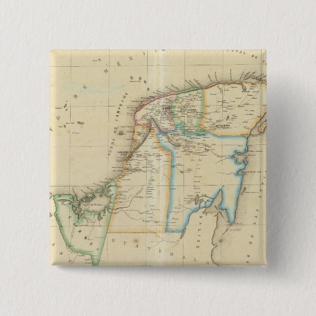 Yucatan, Mexico 15 Cm Square Badge (Front)