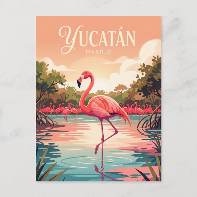 Yucatán Peninsula Mexico Postcard (Front)