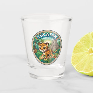 Yucatán Peninsula MEXICO Shot Glass