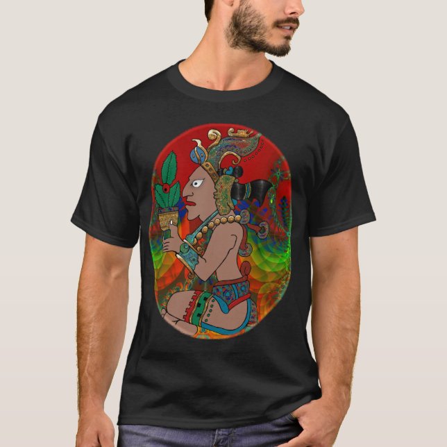 Yucatan Psychedelic Mexicano Visiones T-Shirt (Front)