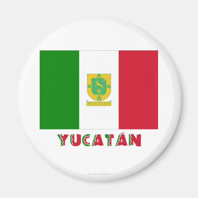 Yucatán Unofficial Flag Magnet (Front)