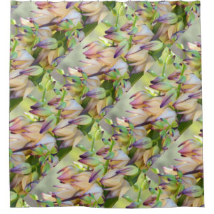 yucca flowers shower curtain