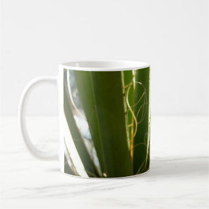 Yucca Leaves Green Nature Photography Coffee Mug