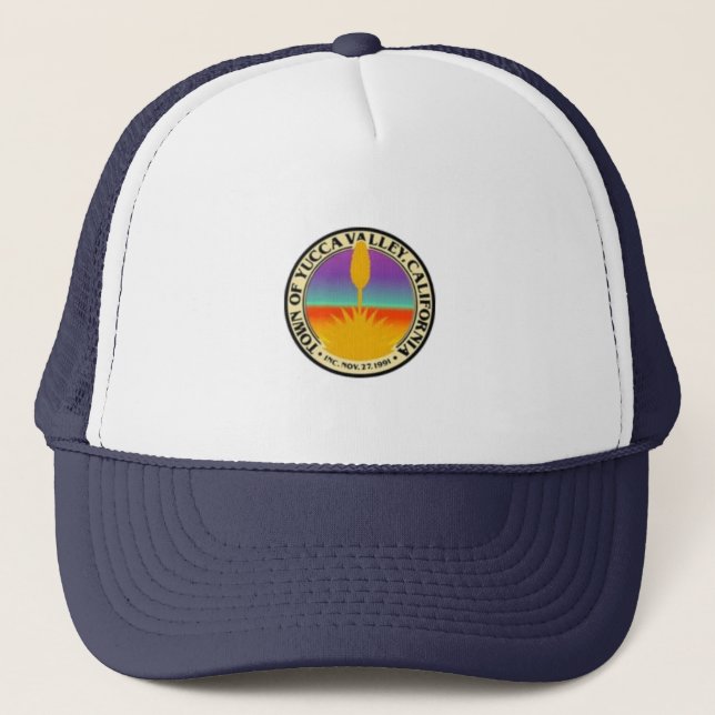 Yucca Valley California Trucker Hat (Front)