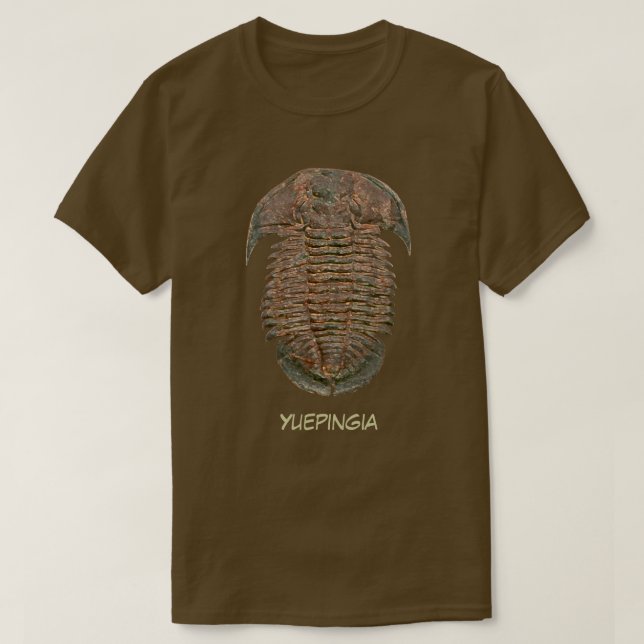 Yuepingia Fossil Trilobite T-Shirt (Design Front)