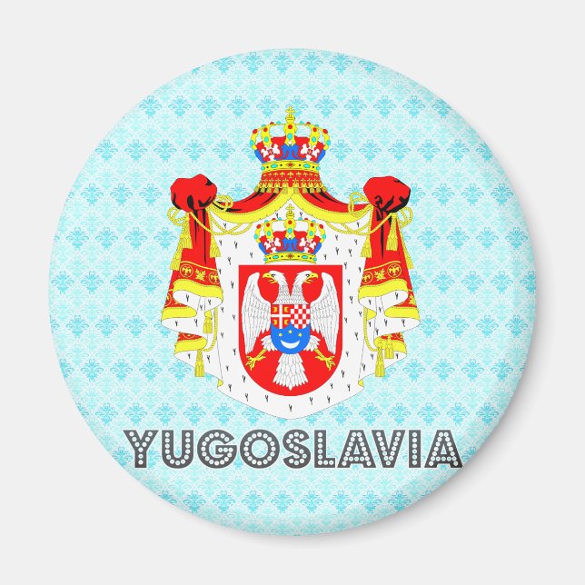 Yugoslavia Coat of Arms Magnet (Front)