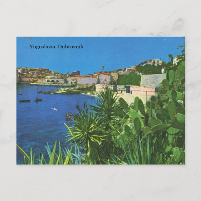 Yugoslavia, Dubrovnik Postcard (Front)