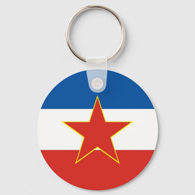 yugoslavia flag key ring (Front)