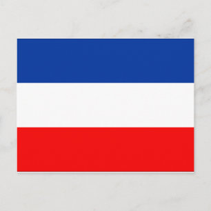 Yugoslavia Flag Postcard