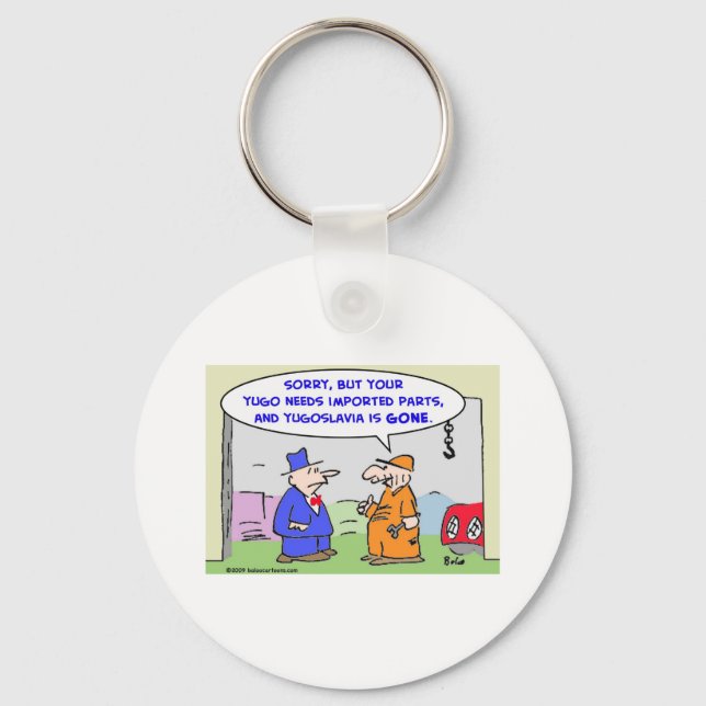 yugoslavia imported parts key ring (Front)