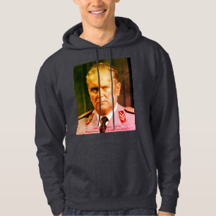 Yugoslavia President Tito Portrait Retro History Hoodie