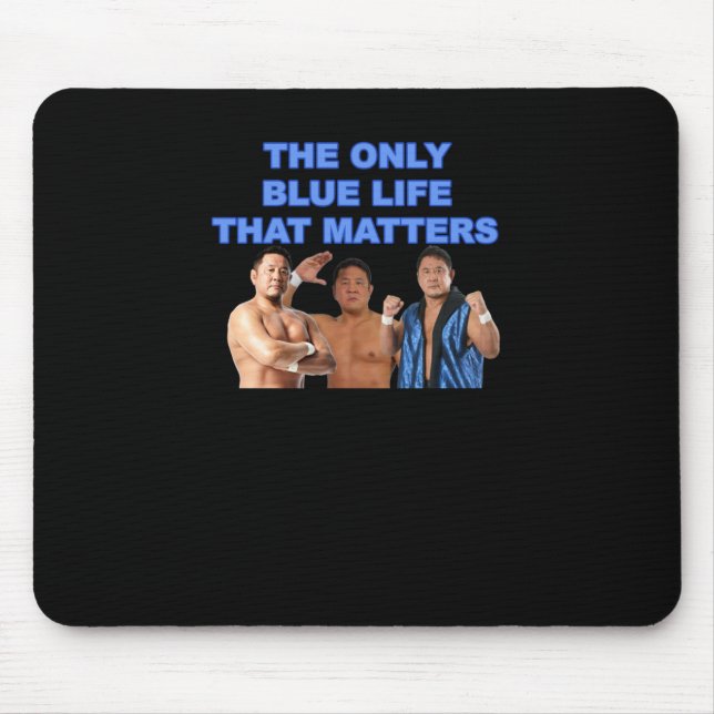 Yuji Nagata Lives Sticker  Mouse Mat (Front)