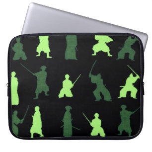 Yuji Samurai Pattern Laptop Sleeve