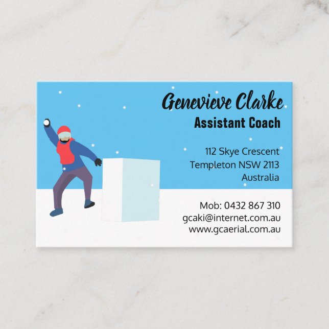 Yukigassen Business Card (Front)