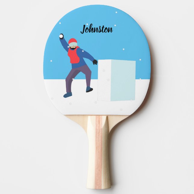 Yukigassen Ping Pong Paddle (Front)