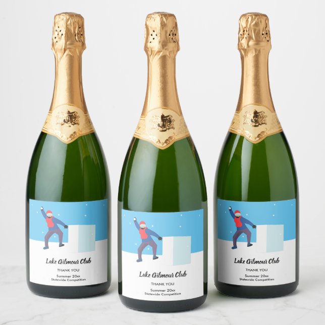 Yukigassen Sparkling Wine Label (Bottles)