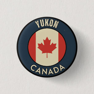 Yukon Canada 3 Cm Round Badge