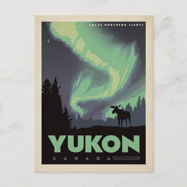 Yukon, Canada Postcard (Front)