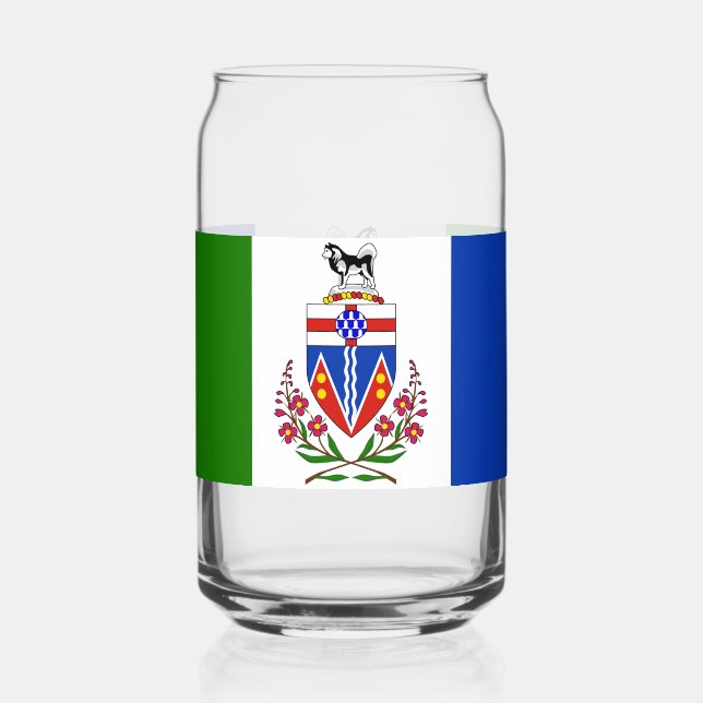 Yukon Flag Can Glass (Front)