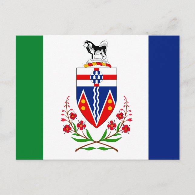 YUKON FLAG POSTCARD (Front)