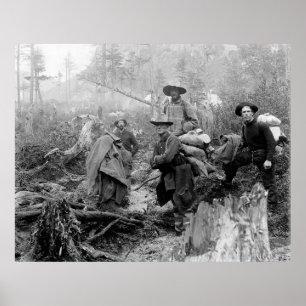 YUKON GOLD RUSH   1897 POSTER