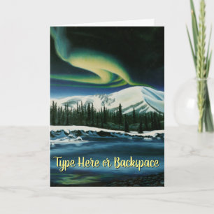 Yukon Landscape Art Cards Personalised
