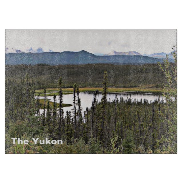 Yukon Pond Cutting Board (Front)